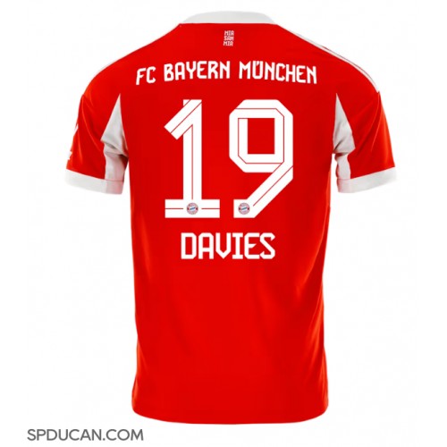 Muški Nogometni Dres Bayern Munich Alphonso Davies #19 Domaci 2025-26 Kratak Rukav